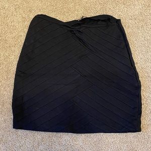 Black express mini skirt